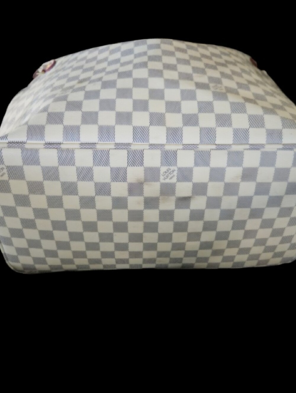 LOUIS VUITTON NEVERFULL Tote Bag. Grey & White Louis Vuitton Handbag - Picture 5 of 16